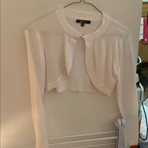 Long sleeve cropped cardigan